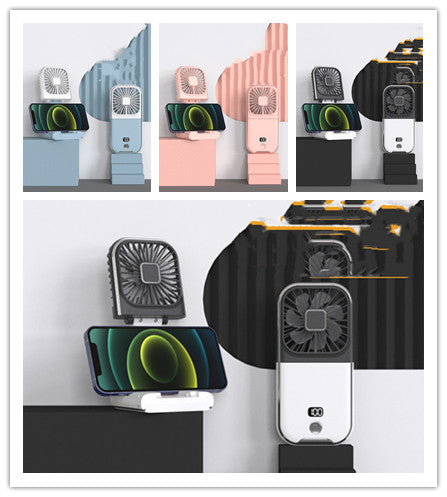 Folding Portable Digital Display Handheld Small Fan.